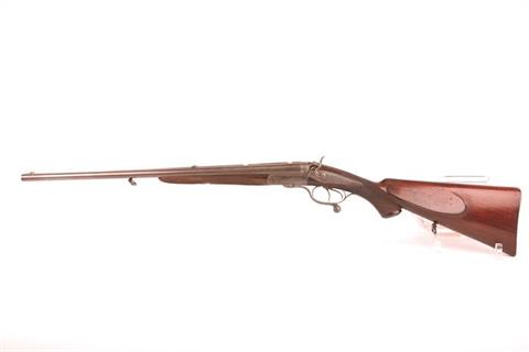 hammer double rifle Joh. Springer's Erben - Wien, .450 BP short; .22 lr, #7972, § C