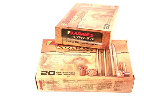 Rifle cartridges - Barnes Kal. .416 Rem. Mag., § unrestricted