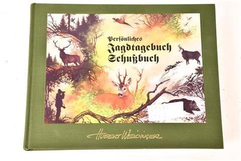 WEIDINGER Hubert, Persönliches Jagdtagebuch / Schussbuch