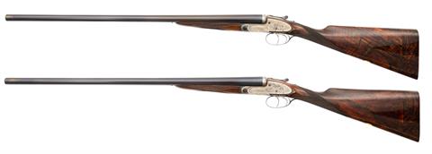 pair of sidelock S/S shotguns J. Purdey & Sons - London,12/65, #16525 & 16526, § C, accessories