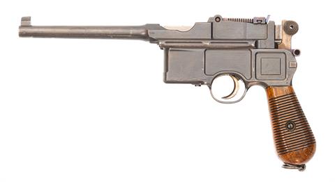 Mauser C96 six-loader, "Cone Hammer", 7,63 mm Mauser, #14273, with matching numbered shoulder stock, § B made before 1900