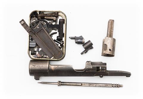 Mauser 98, Systemhülse und Kleinteile - Konvolut