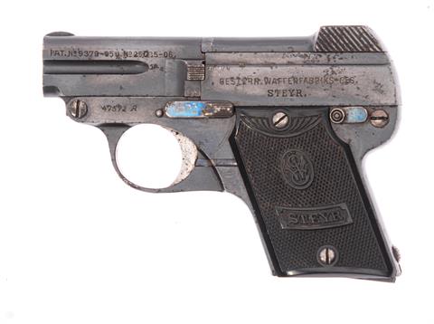 Kipplaufpistole Steyr-Pieper Kipplauf Mod. 1909 Kal. 6,35 Browning #47571A § B ***