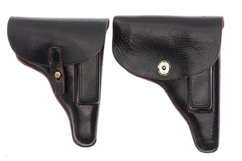 Leather holster convolut of 2 pieces