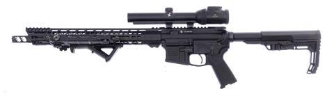 semi-auto rifle Schmeisser Mod. M4E1 cal. 223 Rem. #M4-0112831 with conversion barrel #BAT19239 § B (W 1633-20)