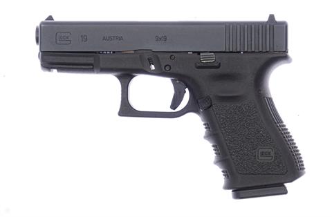 Pistole Glock 19 Gen3  Kal. 9 mm Luger #LDL651 § B (W930-23)